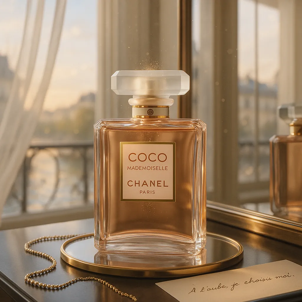 CHANEL COCO MADEMOISELLE Eau de Parfum artistic background