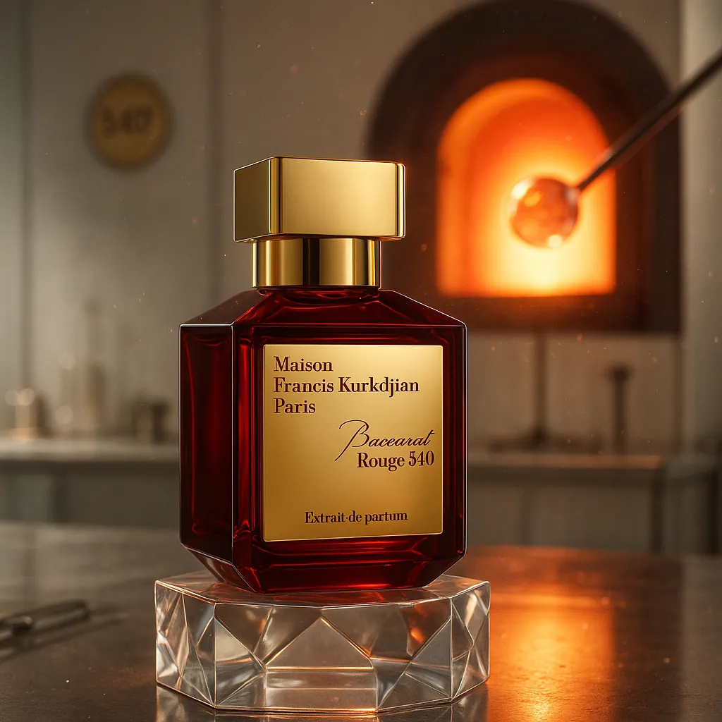 Maison Francis Kurkdjian Baccarat Rouge 540 Eau de Parfum artistic background