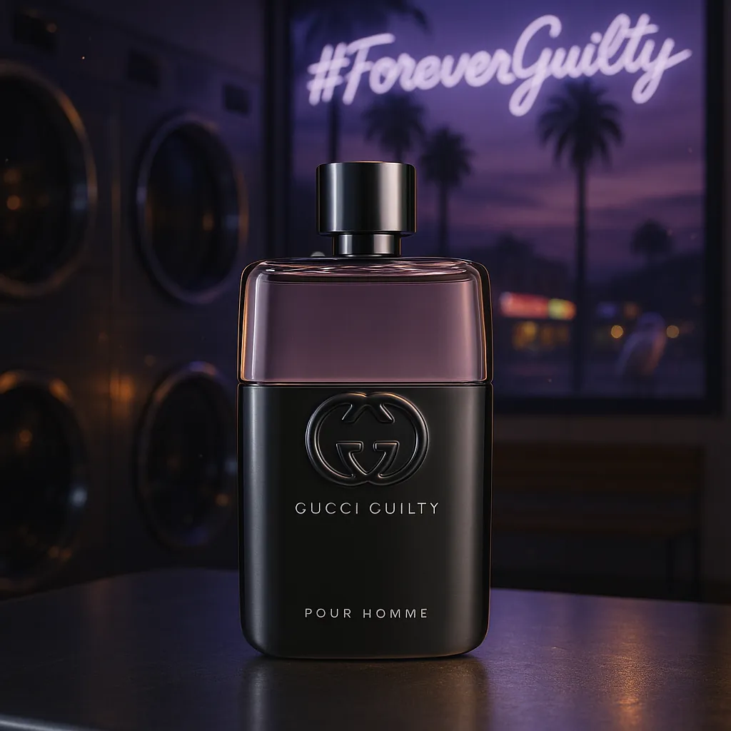 Gucci Guilty Pour Homme Eau de Toilette artistic background