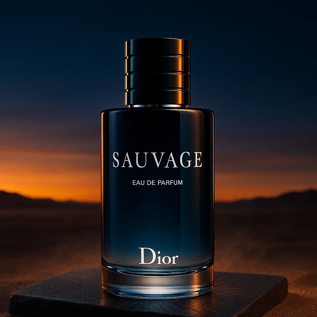 Dior Sauvage Eau de Parfum artistic background
