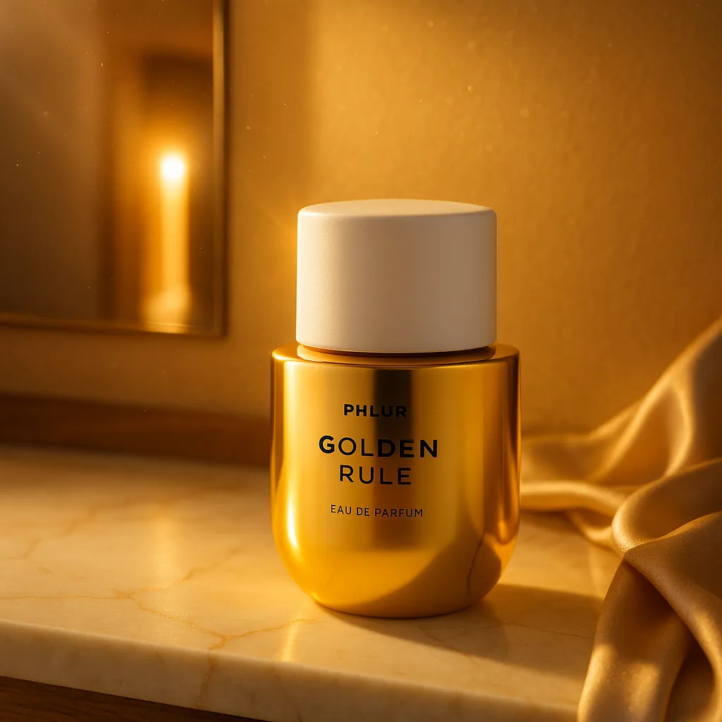 Phlur Golden Rule artistic background