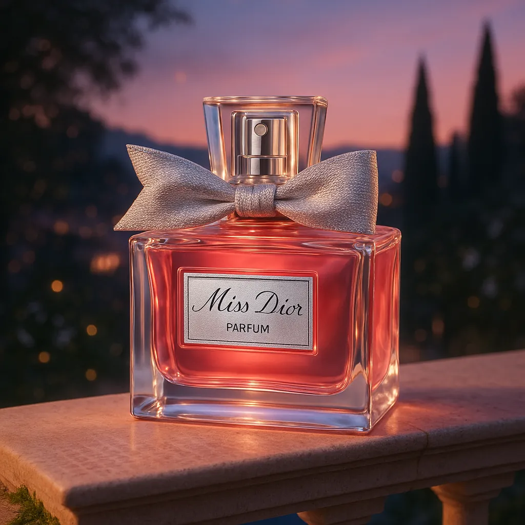 Dior Miss Dior Parfum artistic background